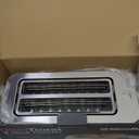 Mueller UltraToast Full Stainless Steel Toaster 4 Slice, Long Extra-Wide Slots for Bagels and Waffles, 6 Browning Levels, LED Display, Cancel/Defrost/Reheat Functions & Removable Tray, Kitchen Gadgets