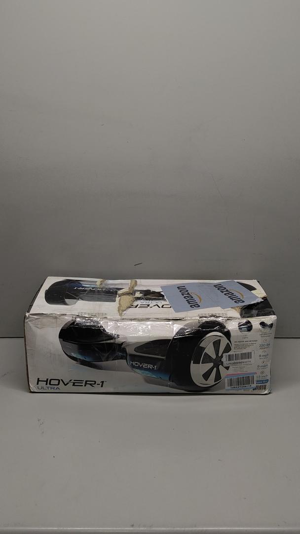 Hover-1 Ultra Electric Hoverboard - 9MPH Top Speed, 9 Mile Range, 400W Motor, Long Lasting Li-Ion Battery, Rider Modes: Beginner to Expert, 5HR Full Charge Self Balancing Scooter (Black)