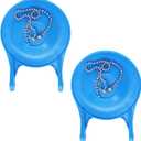 Toilet Flapper 3 Inch Compatible with Gerber 99-788, 2 Pack Blue Rubber Toilet Flush Valve Replacement Kit Fits Most Toilets High Performance Water Saving, Easy to Install