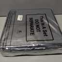 CHENGU 2-pack Christmas Ornament Storage Stores up to 64 Christmas Ball Accessories Holder with Adjustable Dividers, Zippered Closure Two Handles for Holiday Ornaments and Xmas Decorations(Grey)