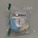 1/2 Way to One Birthday Decorations Blue Beige Handmade Felt Pre-Strung Half Way to One Sign Banner with Heart for 6 Months Birthday Baby Boy Decorations Party Nursery Home Wall Fireplace Decor