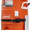 Buyers Products 5201005 3 to 5 Gallon Water Cooler Rack for Truck, Durable, White Powder-Coated Steel - Mounts to Flat Surfaces, Secures w/ Sturdy, Adjustable Nylon Straps - Water Jug Holder for Truck