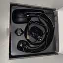 Bluetooth Headset, Wireless Headphone with AI Noise-Canceling Microphone On Ear Wireless Headset with USB Dongle for Computer Office (Black)