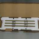 UME 3 Pack Cordless Table Lamp, Battery Operated Lamp - Portable Waterproof Rechargeable Table Lamp w/ 3 Color Temps & Stepless Dimming for Dinner, Desk, Cafe, Outdoor (Brushed Gold)