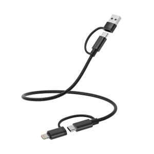 Basesailor 4 in 1 USB C to USB C Cable 1ft,60W Fast Charging Multi Charger Cord with USB Converter/iOS/Type C for iPad 8th 9th 10th Air 4th 5th Mini 6th Generation,A54 A53 A52 A13 A35 A34 A33 A32 A73