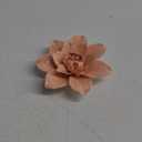 AMERRY Peony2.76" Ceramic Flower Wall Art, Artificial 3D Flower Wall Art, Handmade 3D Wall Hanging Sculpture, Porcelain Plant Decoration for Home Office Decor
