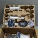 Dog Grooming Kit with Vacuum, 15000Pa Pet Hair Clipper and Shedding Brush, 50dB Low Noise, 2L Capacity, White