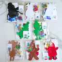 Winlyn 24 Sets Holiday Decorations DIY Christmas Tree Ornaments Winter Crafts Kits Foam Reindeer Penguin Snowman Foam Stickers for Kids Holiday Seasonal Gift Home Classroom Activities Party Favors