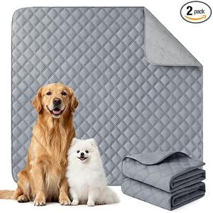 Eterish Reusable Washable Pee Pads for Dogs Extra Large 36'' x 72'' 2 Pack, Absorbent Pet Puppy Dog Training Pads NonSlip, Waterproof Whelping Potty Pads for Dogs LeakProof
