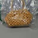 Wood Baskets Woven Hand-Held Wicker Cachepot For Flowers Pot Wicker Baskets Girl Storage Basket with Handle Wedding Home Decor