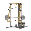 Versatile Power Rack with Cable Pulley System for Home Gym