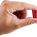 Tire Valve Stem Caps | Tire Caps Red | Durable Construction - Set of 2 Universal Tire Caps - Stylish and Protective Valve Stem Covers for Cars, Bikes, & More | Eco Friendly BPA & Phthalates Free