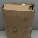 DEXI 5x8 Area Rug for Living Room, Washable Vintage Farmhouse Thin Rug Indoor Floor, Non Slip Stain Resistant Low Pile Carpet for Dining Room Bedroom Office, Brown