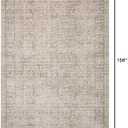 Loloi Amber Lewis Alie Taupe/Dove 9'-6" x 13'-1" Area Rug | ALE-03 Approx. 9x13 Beige Living room Dining room Bedroom, Modern, Traditional, Plush, Area Rug