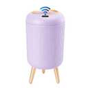 Procade Automatic Trash Can Bathroom,Auto Small Purple Garbage Can with Lid