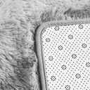 8x10 Area Rugs for Living Room, Black Fluffy Shaggy Rug Soft Carpets, Big Rugs for Bedroom Nursery Kids Room Dorm Home Decor Aesthetic