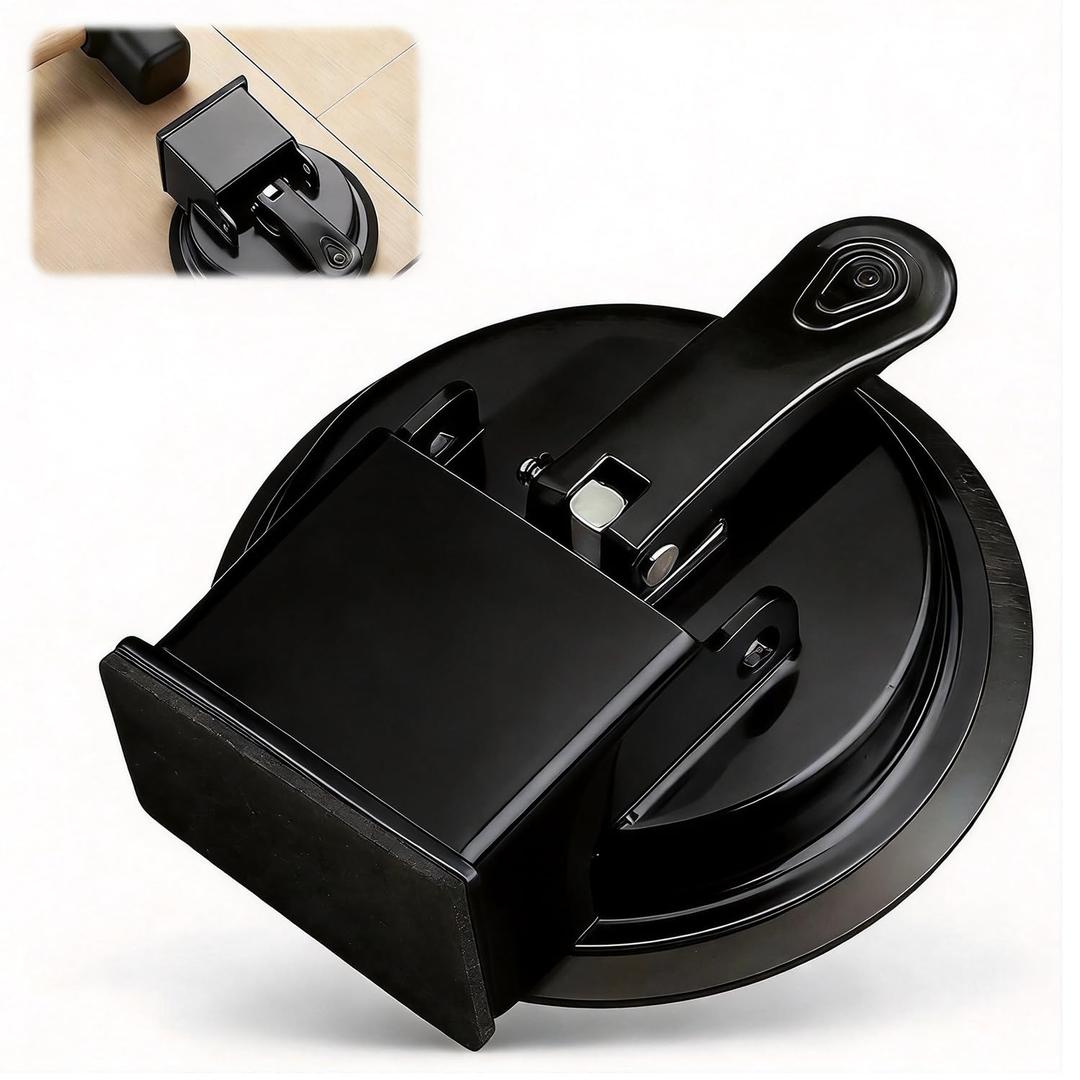 Floor Gap Fixer Tool, Heavy Duty Floor Gap Fixer Tool, Enhanced Vacuum Suction Cup, Professional Grade Gap Closer for Laminate, Wood, Vinyl & Tile Flooring (Black)