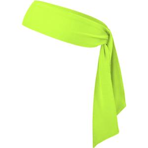 Sport Tie Headbands Tennis Head Tie for Men Women Sports Fans Ninja Soccer Basketball Teams Head Ties Halloween (Neon Yellow)