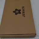 Wooden Foldable Jewelry Display Stand with Removable 32 Hooks, Earring Cards necklace bracelet Keychain Showcase Cascading Merchandise Organizer For Selling For vendor events (Vintage)