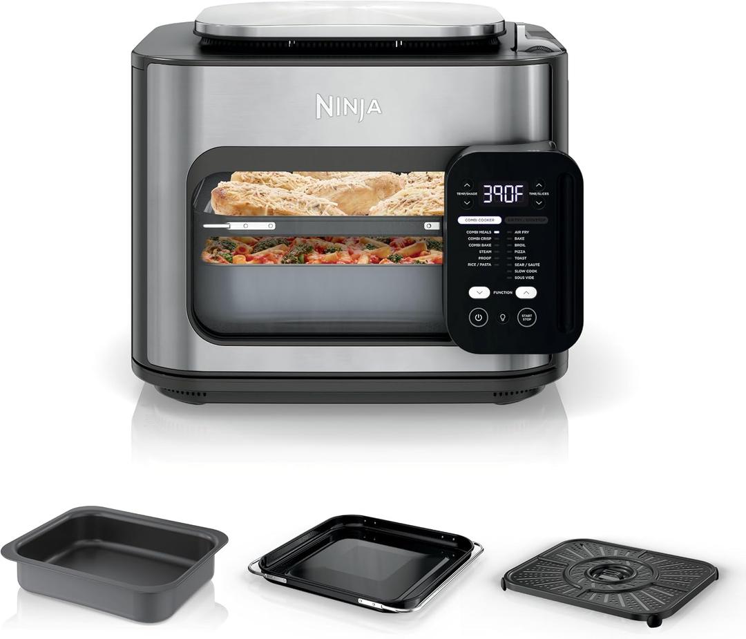 Ninja Combi™ 14-in-1 Multicooker, Air Fryer Toaster Oven & Steamer, SFP701, 14.92 x 15.43 x 13.11 