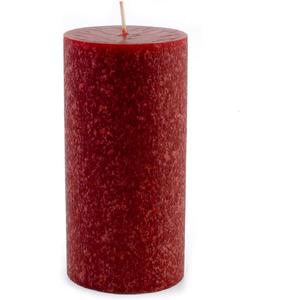 Root Candles Unscented Candles Premium Beeswax Blend Pillar Candle, 3 x 6-Inches, Garnet