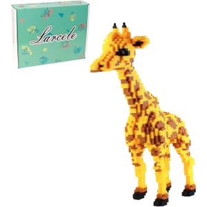 Larcele Micro Giraffe Building Blocks Animal Mini Building Toy Bricks,4737 Pieces KLJM-02 (Model 2841)