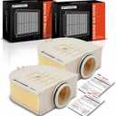 A-Premium 2-PC Engine Air Filter Compatible with Genesis Model | for GV80 2021 2022 2003 2024, 2.5L 3.5L, Replaces 28113T6310, PA99847