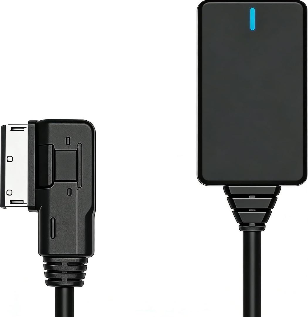AMI Bluetooth Audio Adapter Compatible with Audi MDI MMI 3G System Bluetooth 5.0 Adapter Supports Bluetooth Car Kits Suitable for VW Audi A3 A4 A7 R7 S5 Q7 A4L A6L A8L Series MMI 3G System Only.