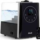 LEVOIT LV600HH 6L Warm and Cool Mist Ultrasonic Humidifier, Rapid Humidification for Bedroom Large Room, Essential Oil Diffuser, Humidity Setting with Built-in Sensor, Auto Mode, Timer, Remote Control