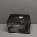 Compact Roti Maker, 8'' Electric Tortilla Maker Machine, Maquina Para Hacer Tortillas, Crepe Maker,Electric Tortilla Press, Prensa Para Tortillas, Recipe Included, Black