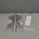 Stainless Steel Stove Gap Covers,Stove Gap Filler, Range Trim Kit, Stove Gap Guards, Heat Resistant and Easy to Clean, Easy retractable Length 13.8" to 27.5", Width 0.79",Silver(2PCS)