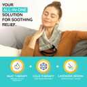 Versa Plus Versatile Heated Neck Wrap Microwavable - Neck Warmer Microwave Heating Pad for Shoulders, Sore Muscles - 29 Inches - 1 Pack