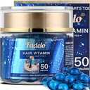 Fadelo Hair Oil Capluse for Frizzy & Dry Hair, Keratin Styling with Argan, Jojoba & Avocado Oils - No Rinse Serum with Vitamin A C E and Pro B5, 50pcs