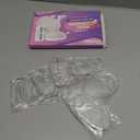 ONUEMP Heel Cushion Inserts and Metatarsal Pads for Women, 3 Pairs Heel Grips and 3 Pairs Ball of Foot Cushions, Silicone Shoe Pads Insoles for High Heels, Blister Prevention for Too Big Shoes (Clear)