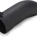 A-KARCK Turn Down Exhaust Tip 3" Inlet, Black Tailpipe Tip with 3" Inlet & Outlet 12" Overall Length, Stainless Steel Structure Replaces Rusted Tailpipes