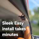 ABS Rear Camera or Dash-Cam Mount (Rear Camera Clip, Slide-Down Window) Universal fits Most Vehicles