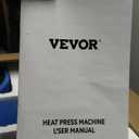 VEVOR 4-in-1 Heat Press Machine for Hats with 6x3inches Curved Teflon-Coated Heat Plate, Easy Temperature Control Non-Slip Base, Four Replaceable Elements 6x3/6.7x2.7/6.7x3.8/8.1x3.5inches