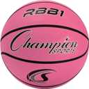Champion Sports Rubber Basketballs Durable Indoor & Outdoor Training & Recreational Game Balls, Multiple Sizes & Colors