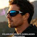 4 Pairs Polarized Cycling Glasses Sports Sunglasses For Men Women | UV 400 Protection Anti Glare Wind And Sand Control For Cycling Baseball Driving Hiking Motorcycle Golf Fishing