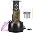 Bicycle Chain Wax Melting System (19oz), Includes Chain Cleaning Machine and Cooling Rack. Precise Temperature Control for Rapid Melting, Professional Cleaning and Waxing Tools