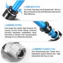 TAILONZ PNEUMATIC Male Elbow 6mm Tube OD x 1/4 Inch NPT Thread 90 Push to Connect Fittings PL6-N2 (Pack of 10)