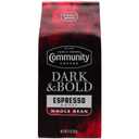 Community Coffee Dark & Bold Espresso Blend, Dark Roast Whole Bean Coffee, 11 Ounce Bag (Pack of 6) (EXP 08/19/26)