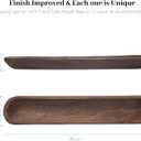 Decorative Wooden Dough Bowls 30 Inch, Long Natural Root Hand Carved Bowl Large Bread Shaped Wooden Tray, Rustic Centerpiece Dining Room Table Centerpiece Potpourri Decor Display Bowl