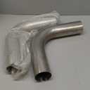 3 inch OD 90 Degree Exhaust Pipe Stainless Stee Mandrel Bend Elbow 90 Degree 3" Exhaust Bend Pipe Tube for Car Modified Exhaust System, Universal Fit, 5.9" Leg Length, 2 Pack