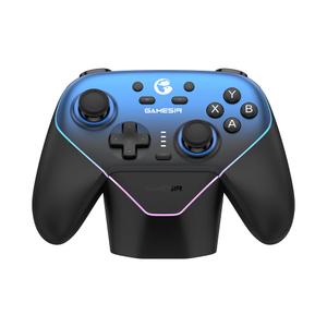GameSir Super Nova Wireless Gaming Controller for PC/Switch/Switch 2/iOS/Android, 1000Hz Polling Rate, Hall Effect Stick & Trigger, Rubberized Grips, RGB Lighting, 1000mAh - Blue