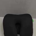 chislim Neck Support for Office Chair,Memory Foam Desk Pillow for Napping,Washable Cover,Fits Most Office Chair (Black)