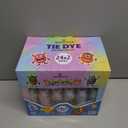 12 Colors Tie Dye Kit, Tie Dye Set for Kids, Pre-Filled Tye Dye Bottles, Non Toxic Permanent Fabric Dye Art Set, Easy DIY Fabric Art - Create Fun