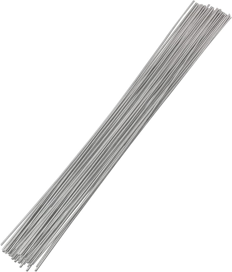 Copper Aluminum Welding Rod 20PCS General Low-temperature Welding Core Wire Multi-purpose Repair Rods for Welding Alloys, Stainless Steel, Galvanized Steel, Copper 0.06x13Inch/1.6x330mm