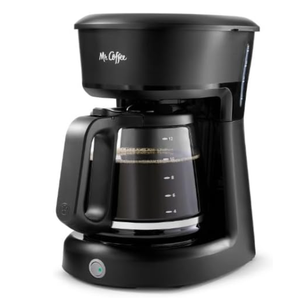 Mr. Coffee Easy On/Off 12-Cup Coffee Maker Switch Pour Grab-a-Cup Auto Pause Black