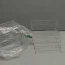Aheroi Acrylic Risers, 20 Pcs 4 Set Display Stands, Clear Rectangular Risers for Decor, Cupcake Funko, Shoe Display (1-3-4-5-6IN)
